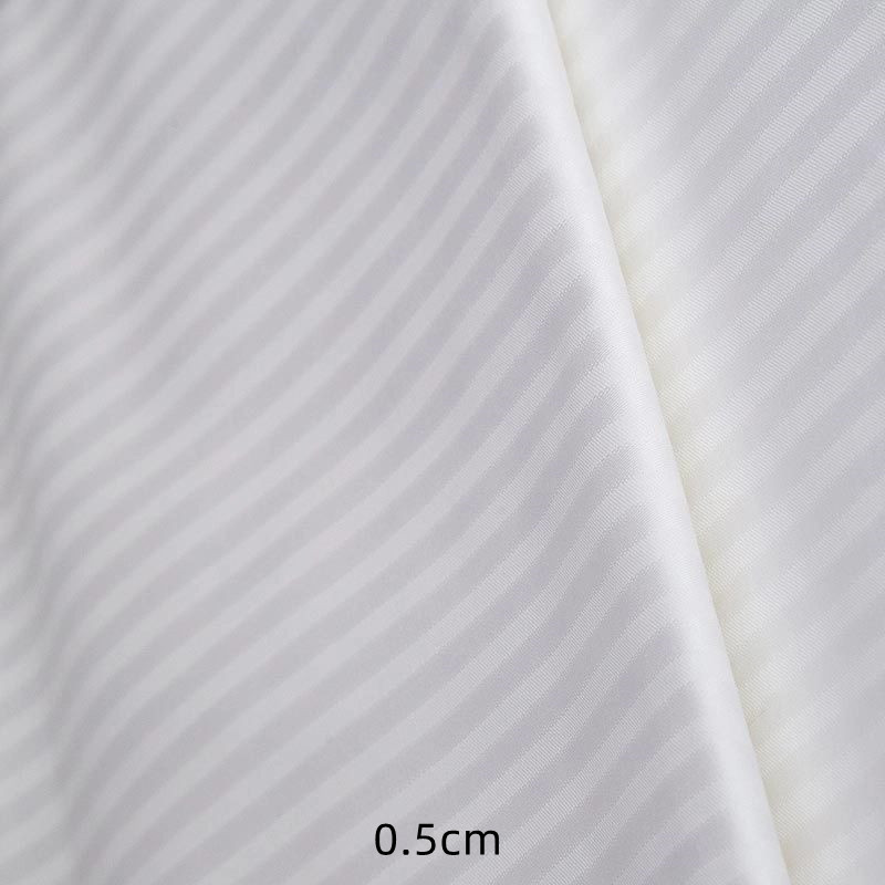 CVC Polycotton White T250 Hotel Hotel Stripe پارچه تختخواب