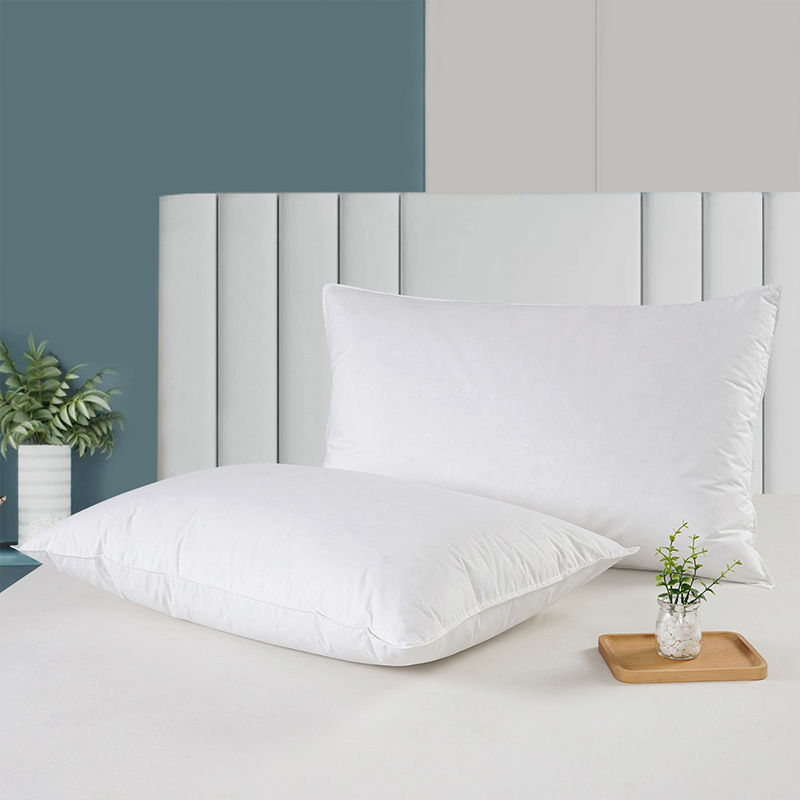 پنبه 233T Percale Shell 50 ٪ Duck White Down Down Peather for Hotel