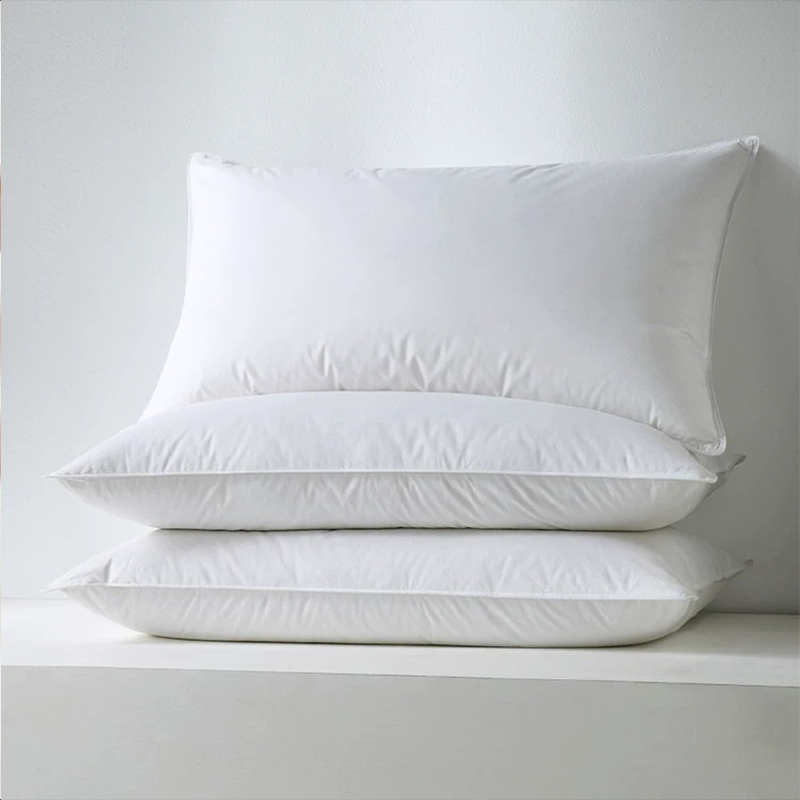 پنبه 233T Percale Shell 50 ٪ Duck White Down Down Peather for Hotel