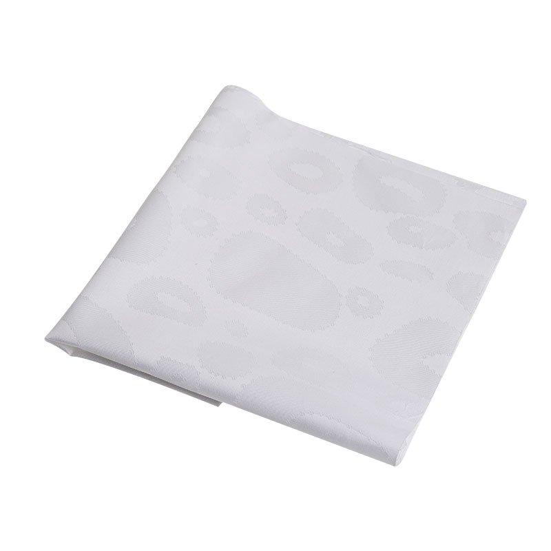 پنبه 300T خالص سفید Sateen Jacquard Hotel Bedlinen پارچه